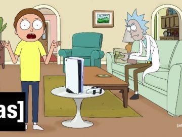 rick a morty reklama ps5